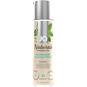 JO Naturals Massage Oil Peppermint & Eucalyptus, 120 мл — фото 1