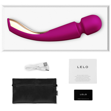 Lelo Smart Wand 2 Large, фиолетовый - Профессиональный массажер увеличенного размера - купить в секс шопе