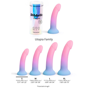 Фаллоимитатор Love to Love DILDOLLS UTOPIA - S — фото 2