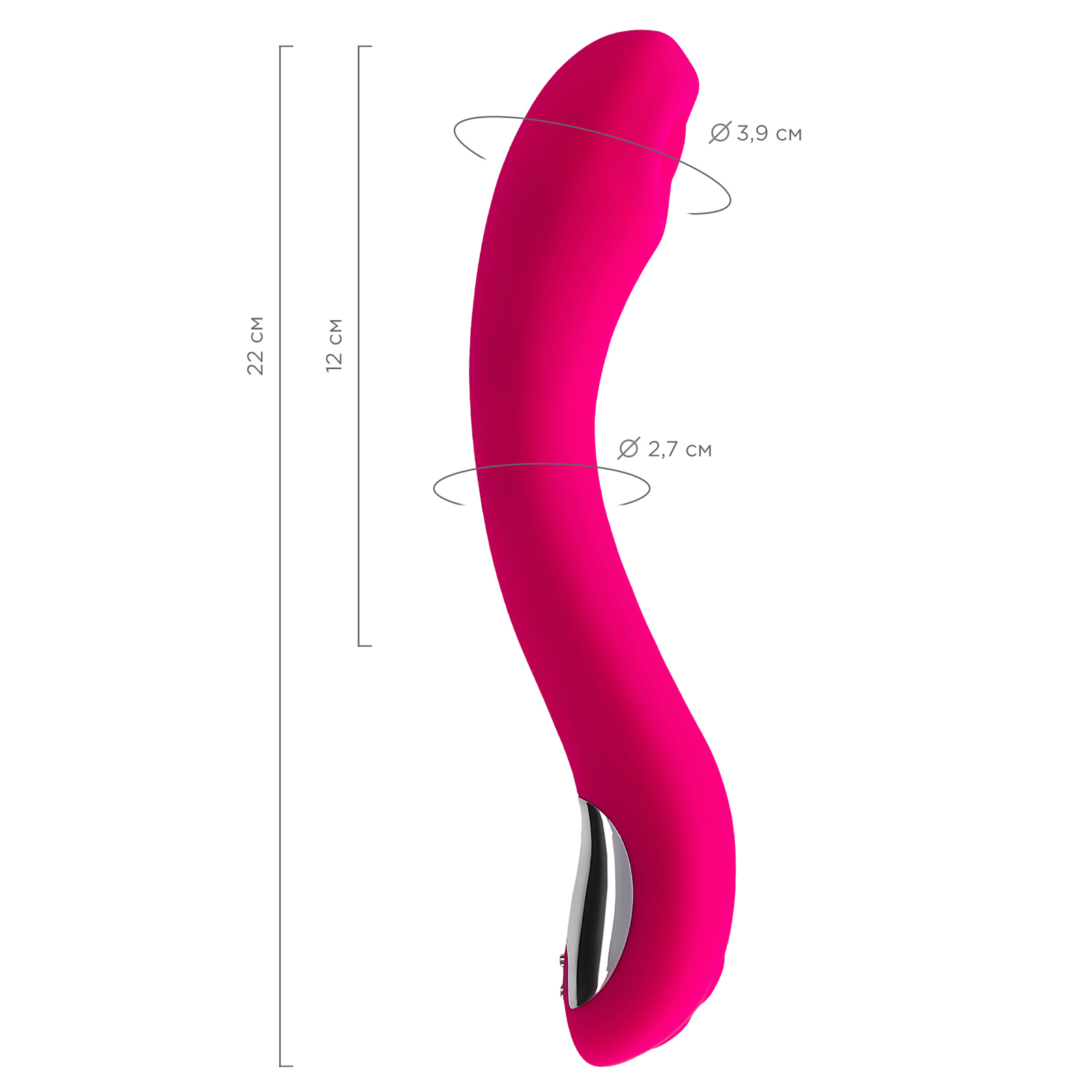 Lovense Osci 2, розовый - Вибратор для точки G управляемый смартфоном - купить в секс шопе