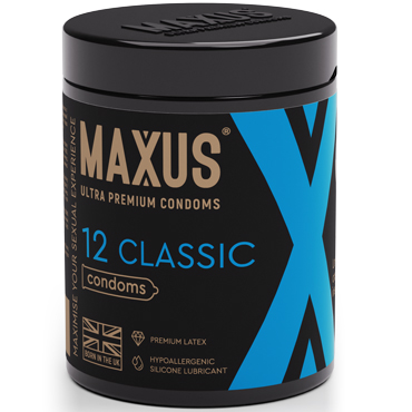 Maxus Classic, 12 шт, Презервативы классические