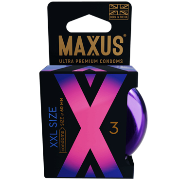 Maxus XXL, 3 шт, Презервативы увеличенные