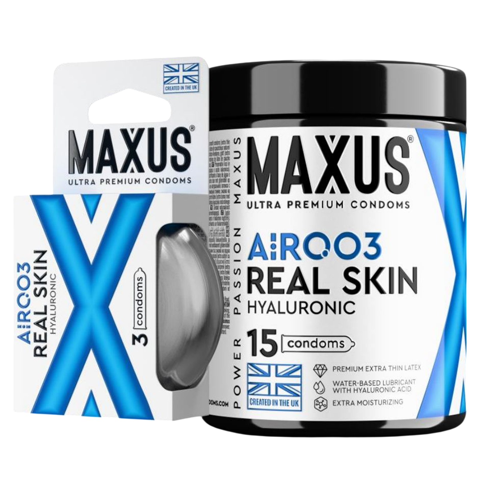 Maxus Real Skin Hyaluronic, 15 шт — фото 1