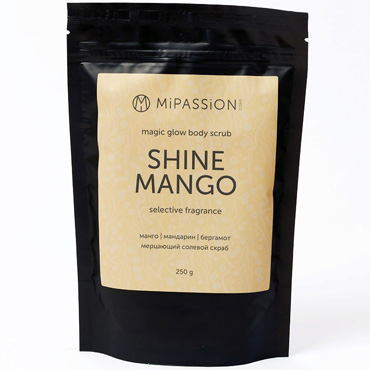 Мерцающий скраб MiPASSiON Shine mango magical glow, 250 гр