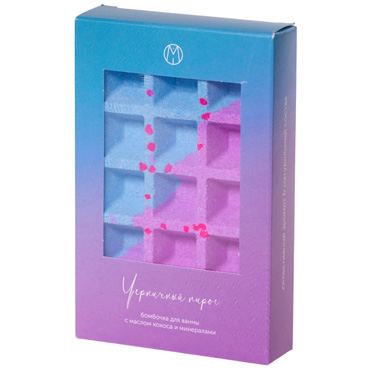 Бомбочка для ванны MiPASSiON Черничный пирог, 140 гр