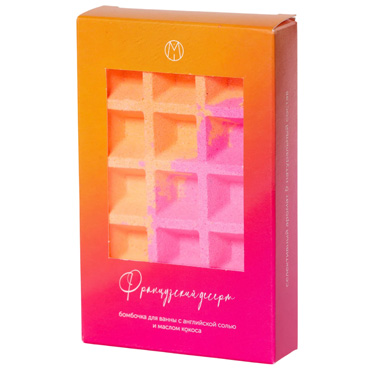 Бомбочка для ванны MiPASSiON Французский десерт, 140 гр