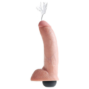 Pipedream Squirting King Cock with Balls, 22.9см - фото, отзывы