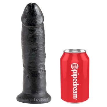 Pipedream King Cock Strap-on Harness Cock 23 см, черный - Страпон со съемной насадкой - купить в секс шопе