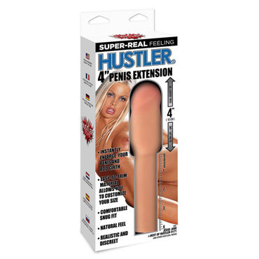 Hustler Насадка Jesse Jane by Hustler, телесный - Для увеличения члена на 10 см - купить в секс шопе