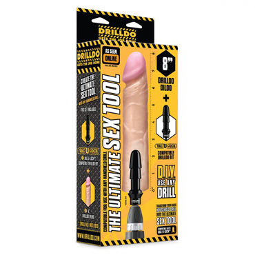Drilldo Ultimate Sex Tool Реалистик - Насадка для дрели - купить в секс шопе