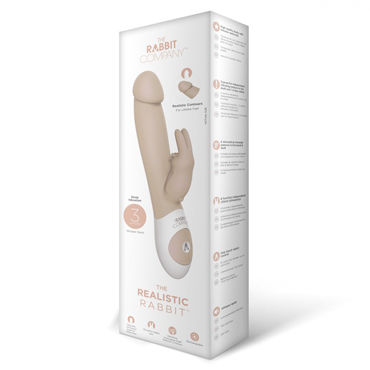 Новинка раздела Секс игрушки - Rabbit Company Realistic Rabbit, телесный