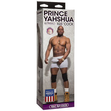 Doc Johnson Prince Yahshua 10.5, темно-коричневый, Фаллоимитатор-насадка для страпона Принц и другие товары Doc Johnson с фото