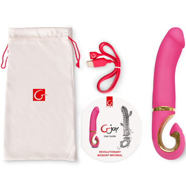 Gvibe Gjay, розовый, Вибратор из нежного материала и другие товары Gvibe с фото