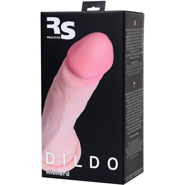 Toyfa RealStick Elite Dildo Richard, телесный - подробные фото в секс шопе Condom-Shop