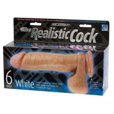 Новинка раздела Секс игрушки - Doc Johnson Realistic Cock 15,5 см, телесный