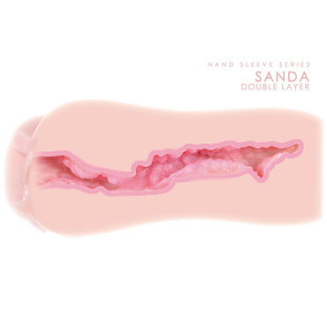 Kokos Sanda DL, телесный - Мастурбатор вагина с двойным слоем материала - купить в секс шопе
