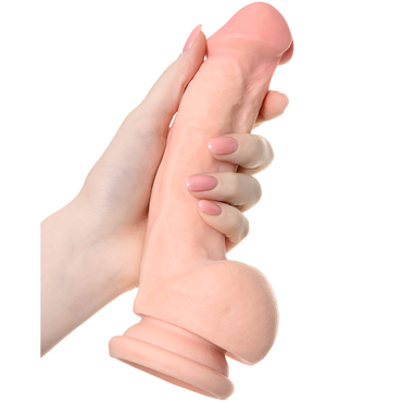 Новинка раздела Секс игрушки - Bioclon Premium Реалистичный фаллоимитатор с мошонкой 19 см, телесный