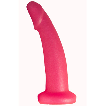 Биоклон Реалистичный фаллоимитатор 13 см, розовый, Для стимуляции простаты или вагинальной стимуляции