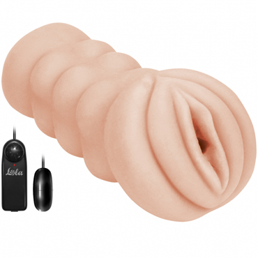 Lola Toys Satisfaction Vibro Honeypot, телесный, Компактный мастурбатор с вибрацией
