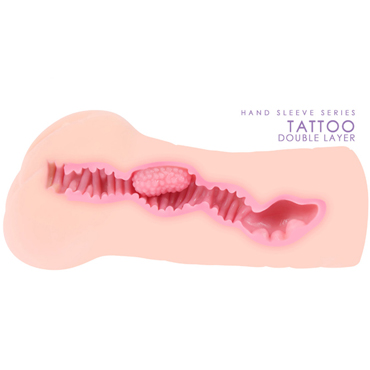 Kokos Tattoo - Мастурбатор-вагина с двойным слоем - купить в секс шопе