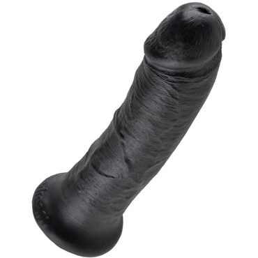 Pipedream King Cock 20 см, черный - Фаллоимитатор на присоске - купить в секс шопе