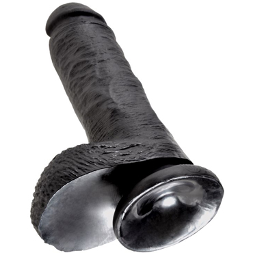 Новинка раздела Секс игрушки - Pipedream King Cock Cock with Balls 20 см, черный