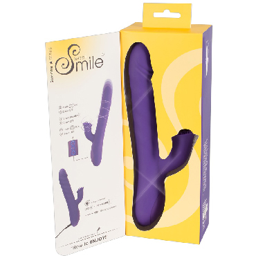 Sweet Smile Thrusting & Rotation Pearl Vibrator, фиолетовый - фото 11