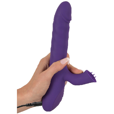 Новинка раздела Секс игрушки - Sweet Smile Thrusting & Rotation Pearl Vibrator, фиолетовый