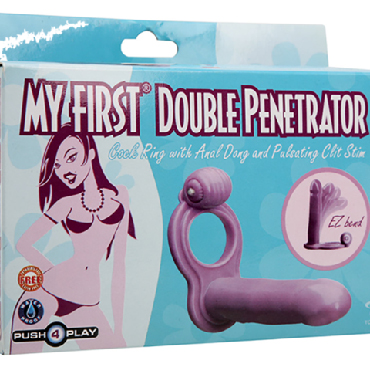 Topco My First Double Penetrator, фиолетовая - фото, отзывы
