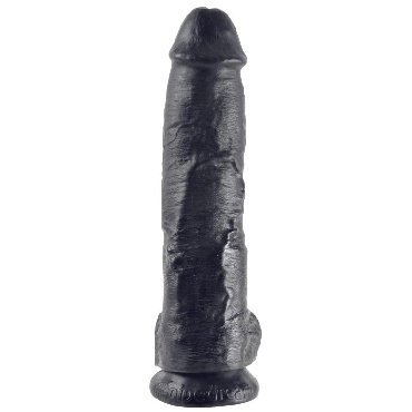 Pipedream King Cock Cock with Balls 25 см, черный - фото, отзывы