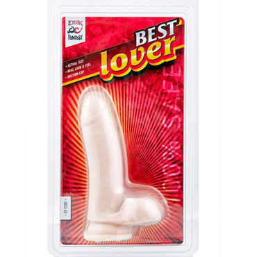 Erotic Fantasy Best Lover Dildo - Фаллоимитатор с большой мошонкой - купить в секс шопе