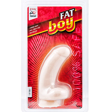 Erotic Fantasy Fat Boy Dildo - Изогнутый толстый фаллос - купить в секс шопе