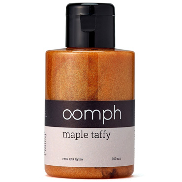 Гель для душа Oomph Maple Taffy, 100 мл, С ароматом ирисок и кленового сиропа и мерцающим эффектом