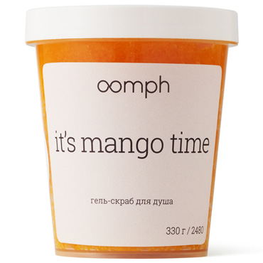 Гель-скраб для душа Oomph It’s mango time, 330 гр