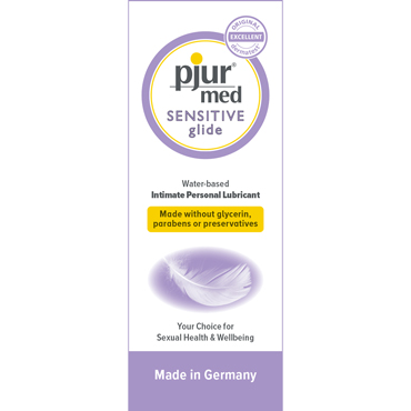 pjur MED Sensitive Glide, 2 мл, Лубрикант на водной основе для чувствительной кожи