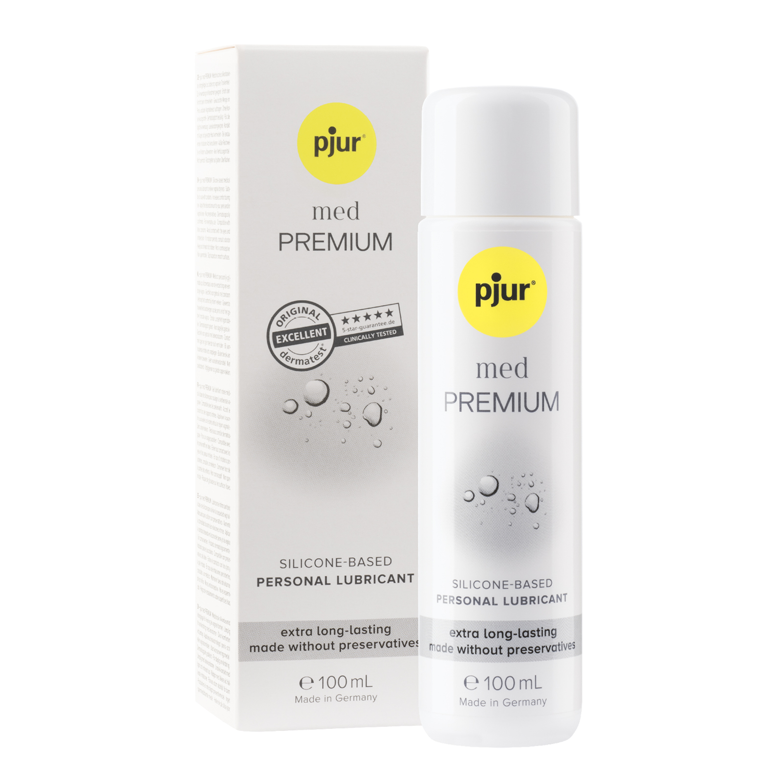 pjur MED Premium Glide, 100 мл, Гипоаллергенный силиконовый лубрикант
