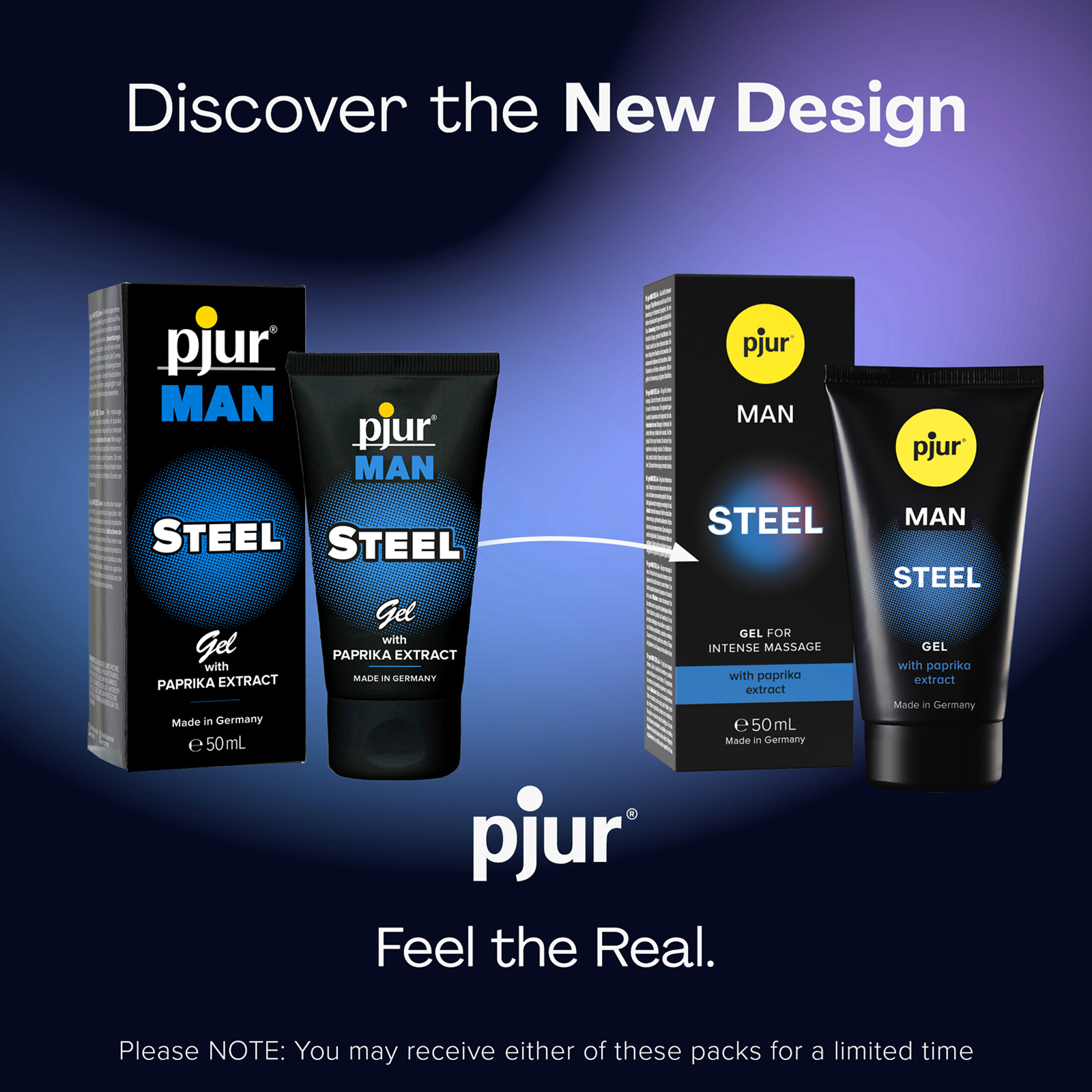 pjur Man Steel Gel, 50 мл - фото, отзывы