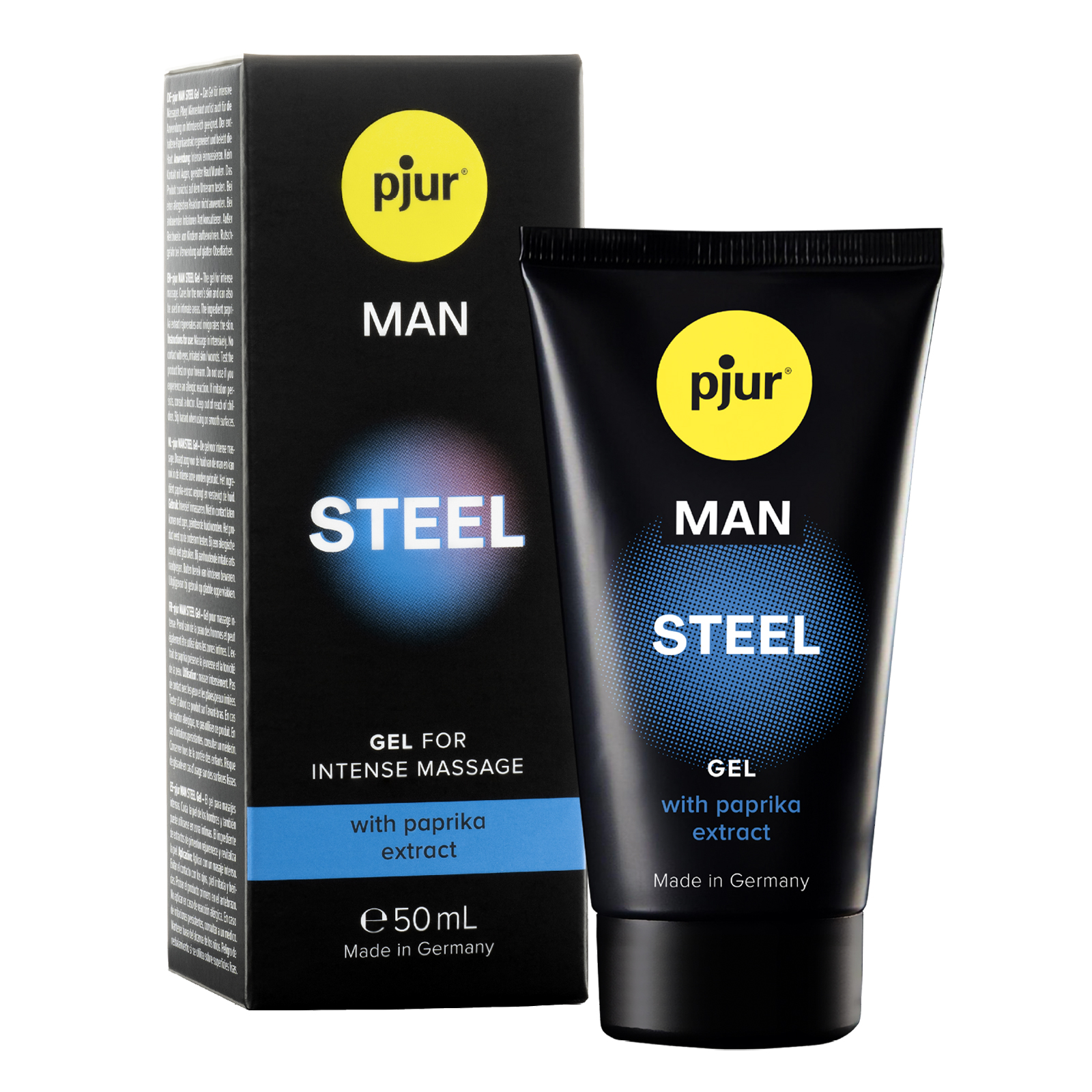 pjur Man Steel Gel, 50 мл, Гель для достижения эрекции мгновенного действия