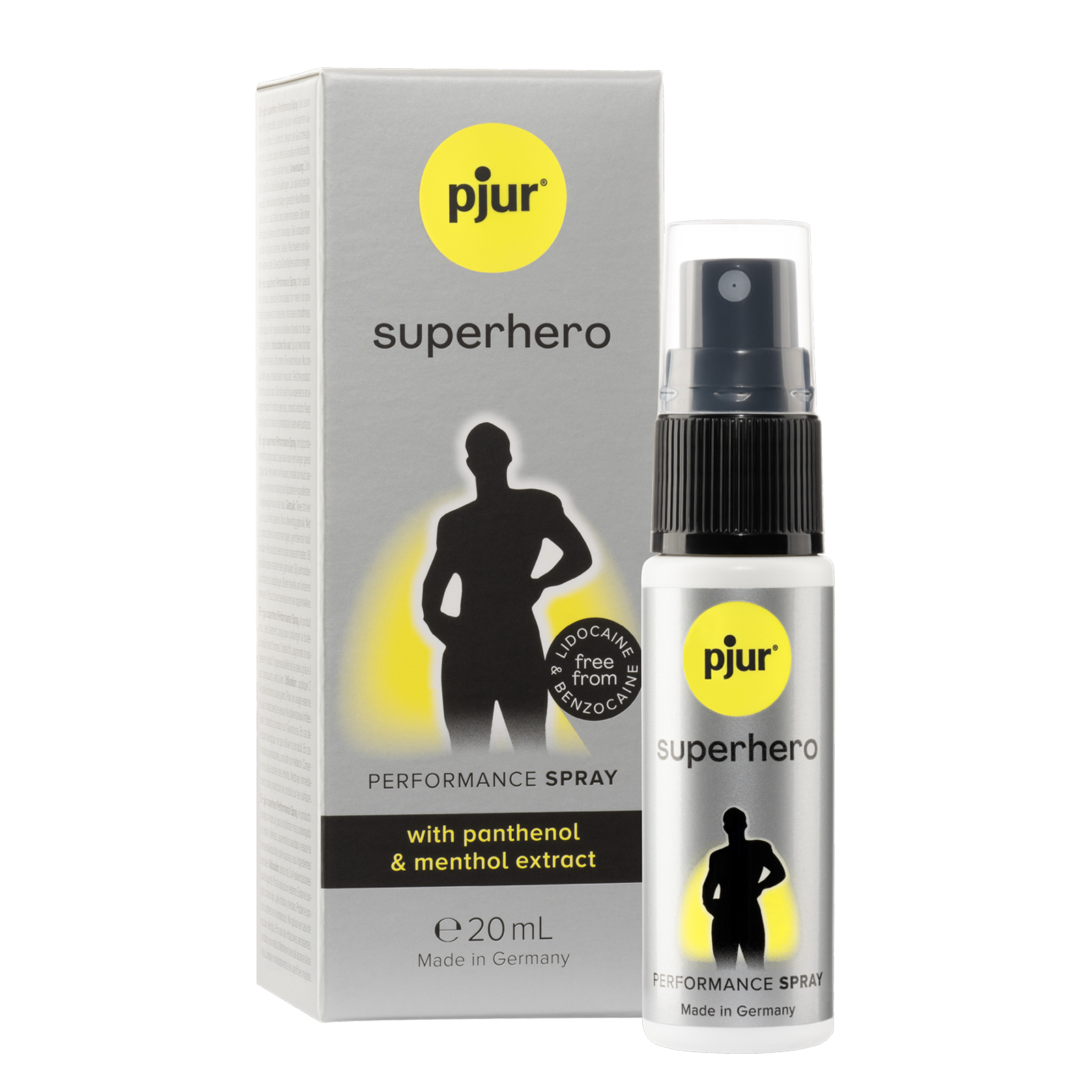 pjur Superhero Spray, 20 мл, Пролонгирующий спрей для мужчин