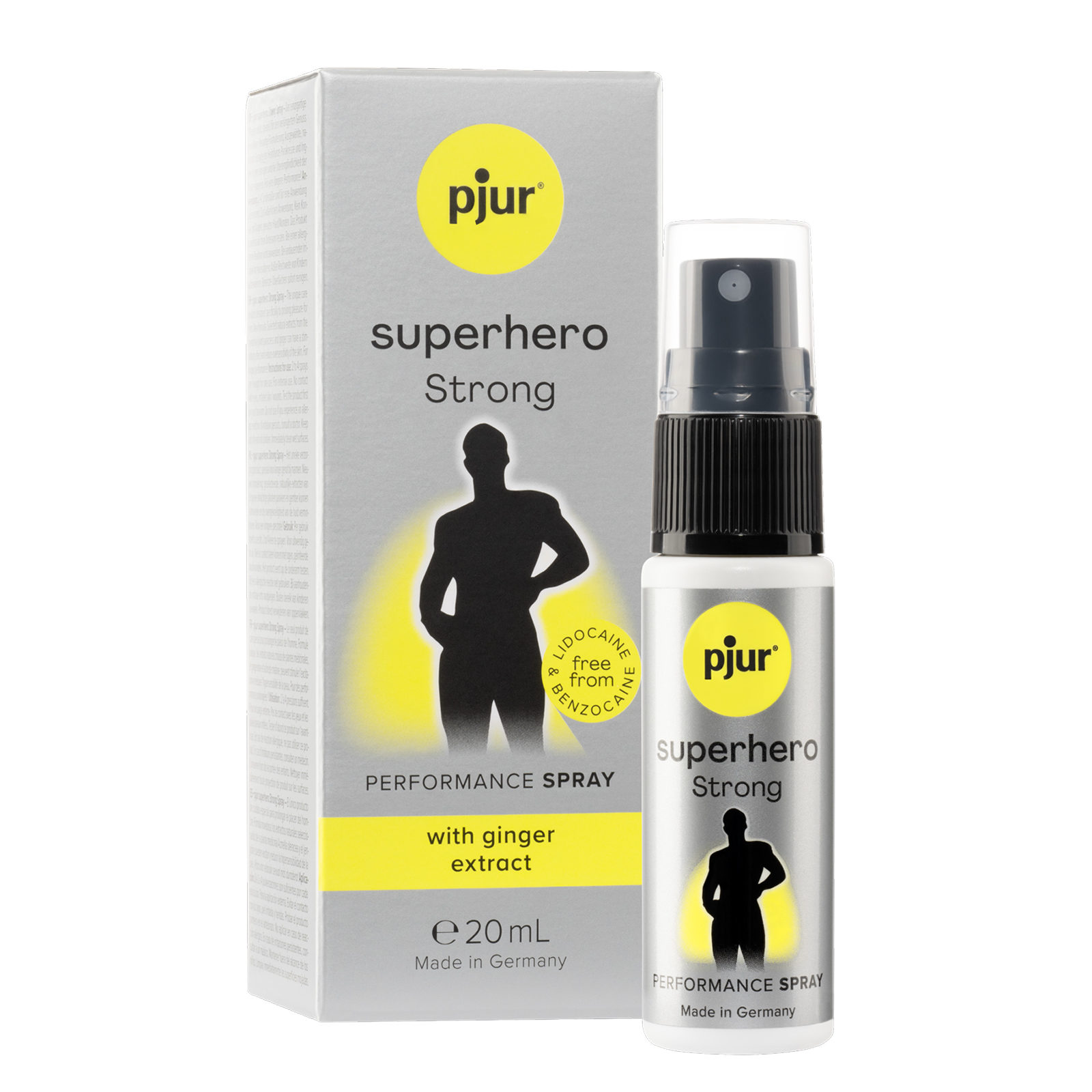pjur Superhero Strong Performance Spray, 20 мл, Пролонгирующий спрей для мужчин