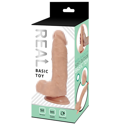 Силиконовый фаллоимитатор REAL, 14 см