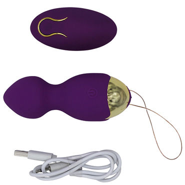 RestArt Lust, фиолетовый - Мини-вибратор - тренажер Кегеля с дистанционным управлением - купить в секс шопе
