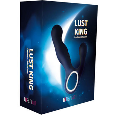 RestArt Lust King, синий - Массажер простаты с вибрацией - купить в секс шопе