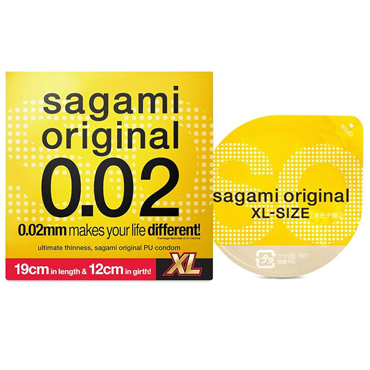 Sagami Original 0.02 XL-Size — 1 шт