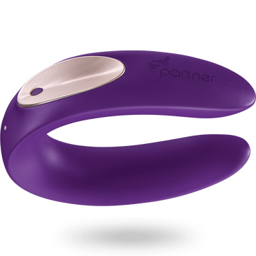 Satisfyer Partner Toy Plus Remote, фиолетовый, Вибратор для пар с пультом управления, увеличенного размера и другие товары Satisfyer с фото