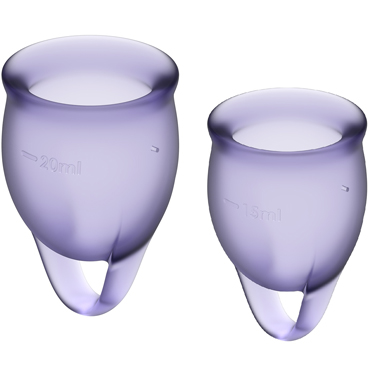 Satisfyer Feel Confident Menstrual Cup, лиловый — фото 1