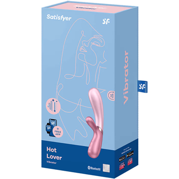 Satisfyer Hot Lover, розовый, Вибратор с функцией нагрева и управлением через приложение и другие товары Satisfyer с фото
