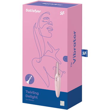Satisfyer Twirling Delight, светло-розовый - Вибратор для точечной стимуляции - купить в секс шопе