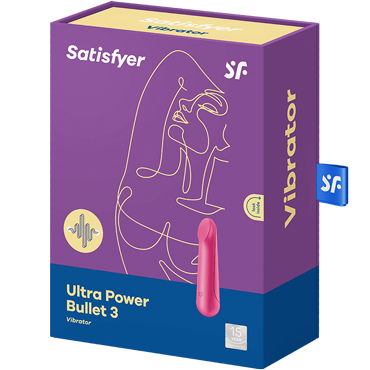 Satisfyer Ultra Power Bullet 3, розовый, Мини-вибратор со стимулирующей площадкой и другие товары Satisfyer с фото