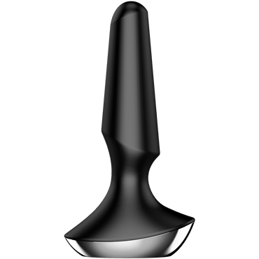 Satisfyer Plug-ilicious 2, черная - Анальный вибростимулятор с управлением через приложение - купить в секс шопе